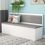 MOLESUN เก้าอี้ไม้+เบาะรองนั่ง พร้อมที่เก็บของ