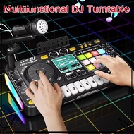ARREBUL Kid DJ Mixer, Multifunctional With Microphone Electronic Piano Keyboard, Durable Interactive