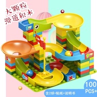 Duplo Block Marble Run Building Blocks Compatible Classic Large Block Maze Track Sets Big Blocks Edu