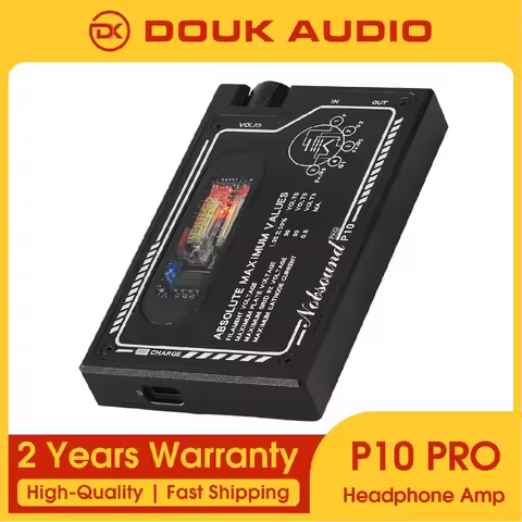 Douk Audio P10 PRO Portable Tube Headphone Amplifier HiFi Mini Audio Desktop Headphone Amp
