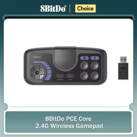 8BitDo PCE Core 2.4G Wireless Gamepad for PC Engine Mini PC Engine CoreGrafx Mini TurboGrafx-16 Mini