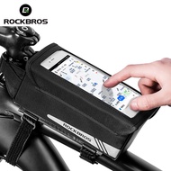 ROCKBROS Tube Bike Bag Touch Screen Cycling MTB  Magnetic Force