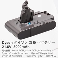 Dyson V6 Replacement Battery Ready Stock Ship from Selangor/Dyson Lithium Battery 21.6V Replacement 