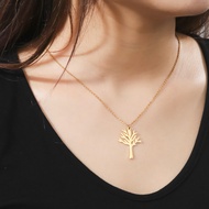 simple trendy branch pendant necklace love story of hawthorn trees necklace