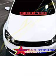 stiker kaca depan mobil SPARCO Sticker Kaca Depan Tulisan SPARCO Stiker Cutting Mobil Kaca Sticker k