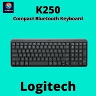 Logitech K250 Bluetooth Keyboard with Numpad, Easy Connectivity, Compact Wireless Keyboard