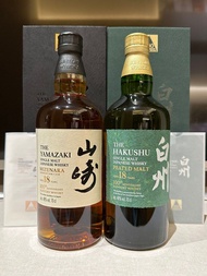 Suntory 100th Anniversary Yamazaki and Hakushu bottle