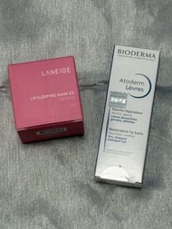 Laneige Lip Sleeping Mask EX (Berry) + Bioderma lip balm