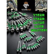 STONEPRO SKRU ENJIN SCREW ENGINE + WASHER SET Y15ZR Y16ZR LC135 LCV8 SRL115 SAYALA STYLE
