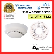 ของแท้100% GE Edwards ESL Photo Smoke Detector 721UT + 13122 อุปกรณ์ตรวจจับควัน สโมคดีเทคเตอร์ เครื่องตรวจจับควัน พร้อมฐาน อุปกรณ์แจ้งเหตุเพลิงไหม้ สโมค ฮีท