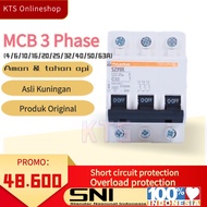 MCB 3 Phase SNI (4A/6A/10A/16A/20A/25A/32A/40A/50A/63A)