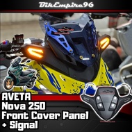 Aveta Nova 250 Front Panel Cover + Signal Set Sport Design With Stylish Windshield For Aveta Nova 25