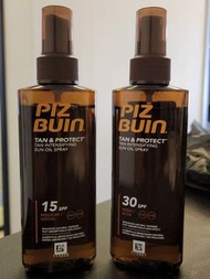 PIZ BUIN太陽油/黑鬼油  SPF15 SPF30
