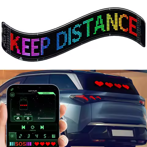 Devil Eyes LED Panel Light Remote Control LED Matrix Pixel Panel Night Light Demon Eyes Flexible LED