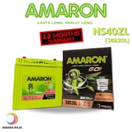 【SABAH】Amaron Go NS40 NS40ZL 38B20L Car Bateri Kereta Made in India Perodua Viva Myvi Honda City Jaz