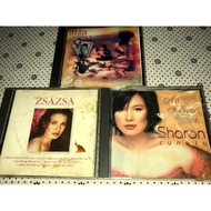 Bundle Sharon Cuneta ,Zsa Zsa Padilla And Aiza Seguerra CD Album Vintage Bootleg