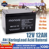 (COD) Aki Kering Original 12V 12AH / Aki Sprayer Elektrik 12v 12ah / Aki Battery12V 8Ah / Aki Kering Sprayer Elektrik 12V 8AH / aki mobil mobilan anak / aki tangki semprot elektrik / Aki Sprayer Elektrik / Baterai Alat Semprot Hama / aki mobil mainan