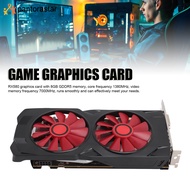 Pantorastar RX580การ์ดเกมกราฟิก8GB การ์ดแสดงผลสำหรับเล่นเกม PCIe สองพัดลมทำความเย็นเงียบ GDDR5 256bit