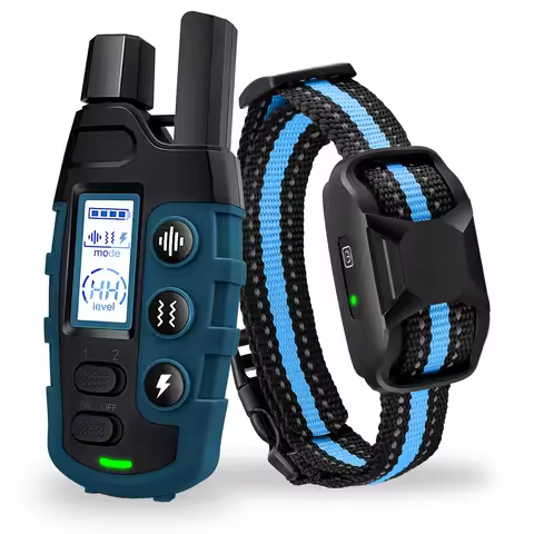 No Shock 3300Ft Dog Training Collar with Remote Rechargeable Waterproof E Collar with Beep Vibration