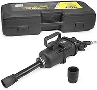 Stark Commercial 1" Air Impact Wrench Gun Long Shank Pneumatic Truck Mechanics Socket 38mm & 41mm Se