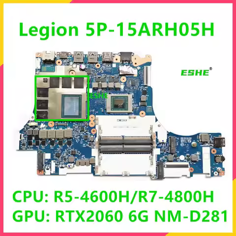 NM-D281 For Lenovo Legion 5P-15ARH05H Laptop Motherboard 5B20Z23010 5B20Z23010 5B20Z21600 CPU R5-460