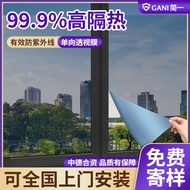 Light Insulation Film Transparent Anti-Block Shop Sunscreen Window UV Protection Sticker Two-Way Vie