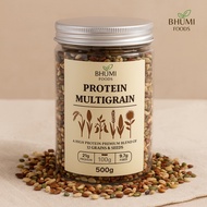 Protein Multigrain 500g Bhumi Foods | 12 grain mix | High Protein, Fiber, and Antioxidant