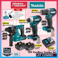 HOT DEAL  MAKITA 18V LXT Cordless Combo Set ( DDF487 Driver Drill / DTD157 Impact Driver / DHR183 Rotary Hammer )