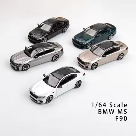 MJ 1:64 BMW M5 F90 MK6 Diecast Car Model Collection Gift