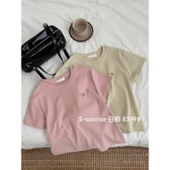 (Salt Fragrance) babytee t-shirt with horse embroidery - S-sunrise code 8399