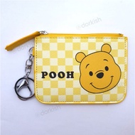 Disney Winnie the Pooh Bear Ezlink Card Pass Holder Coin Purse Key Ring