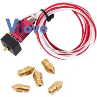 3D Printer Extruder Assembled Mk8 Hot End Kit For Ender 3/Ender 3 Pro