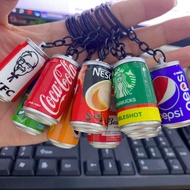 Simulation Mini Cola Sprite Can Keychain