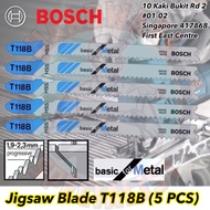 Bosch Jigsaw Blade For Metal T118B (5 PCS)