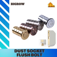 BIGROW DUST SOCKET FLUSH BOLT / DUST PLUG LOCK DOOR HOLE COVER / PENUTUP LUBANG PINTU