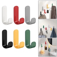 3Pcs Multi-purpose Wall Organizer Hook Behind-door Key Cloth Hanger Hook Bathroom Robe Towel Holder 