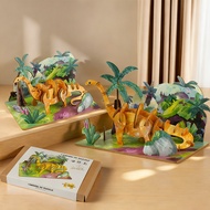 3D Dinosaur Wooden Puzzle Toy 3D Puzzle Educational Toy for Children