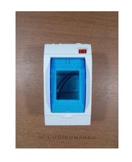 BOX MCB 4 GROUP Tempel / Kotak Sikring Outbow Tutup Acrylic 4 Phase