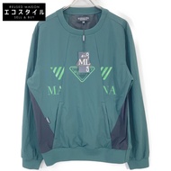 Marc & Lona 26SS MCM-6A-AC53 綠色革命性材質橡膠Logo Switch套頭衫，48碼 [二手]
