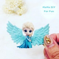 [MoMo DIY] Frozen 2 - Elsa 愛莎閃閃翅膀髮夾