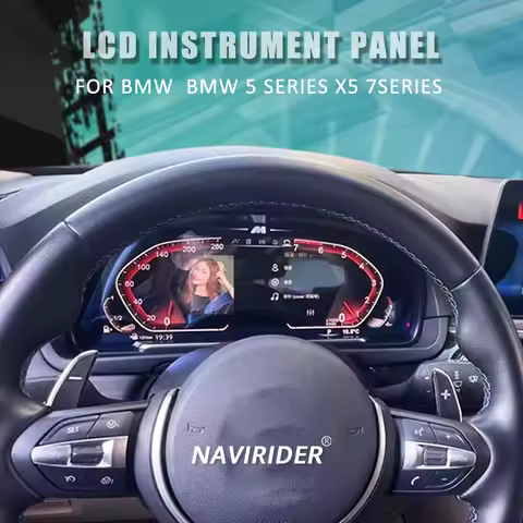 Car Digital Cluster Dashboard Screen For Bmw BMW 5 Series X5 7series F10 F15 F01 Full LCD Instrument