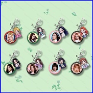 SQ3 Hearts2Hearts Acrylic Keychain CARMEN Pendant JIWOO Cartoon Bags Accessories Stars Peripheral QS