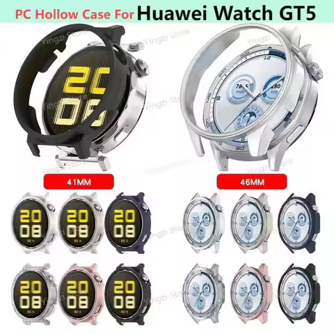 PC Hollow Case For Huawei Watch GT5 46mm 41mm Cover Protector Bumper for Huawei Watch GT 5 41MM 46MM