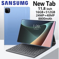 [รับประกัน 1 ปี] ใหม่ Sansumg Galaxy Tab 11.8 นิ้ว แท็บเล็ต Wifi 4G/5G แท็บแล็ตของแท้ หน่วยประมวลผล 13-core หน้าจอ Android13.0 Tablet RAM16G ROM512G Full HD 8800 mAh แท็บเล็ตราคาถูก ส่งฟรี แท็บเล็ตราคาถูกรุ่นล่าสุด 24MP+58MP แท็บเล็ตถูกๆ แท็บเล็ตใส่ซิม