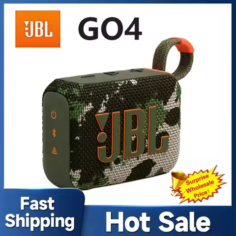Original JBL GO4 Wireless Bluetooth Speaker Portable Waterproof Speaker Outdoor Speakers Sports Spea