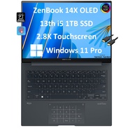 Asus ZenBook 14 Pro 14X OLED 14.5/ QHD+ 120Hz Touchscreen (Intel 13th Gen i5-13500H,8GB RAM,1TB SSD,