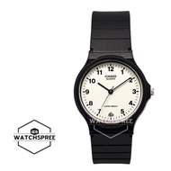 [Watchspree] Casio Classic Analog Black Resin Band Watch MQ24-7B MQ-24-7B [Kids]