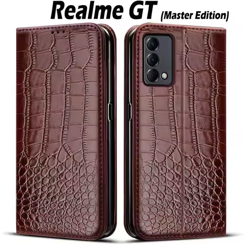 Realme GT Master Edition 5G RMX3360 6.43" Wallet Phone Case Flip Leather Cover Capa Etui Fundas real