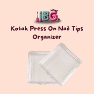 Press On Nail Nail Tips Box Organizer Box press on nails Box press on nail storage box