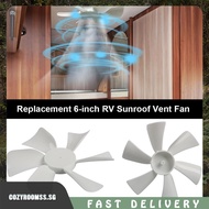 [cozyroomss.sg] RV Bathroom Vent Fan D Hole Replacement Fan Blade for Elixir Ventline Range Hood